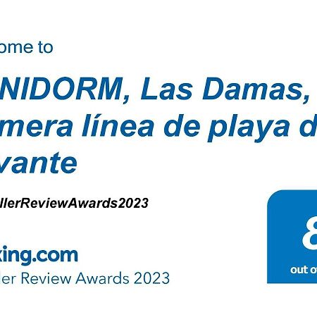 Benidorm, Las Damas, Primera Linea De Playa De Levante Eksteriør billede