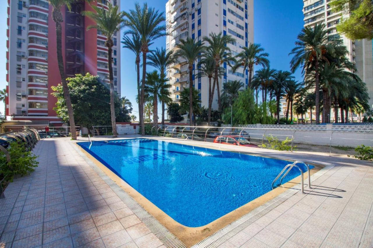 Benidorm, Las Damas, Primera Linea De Playa De Levante Eksteriør billede